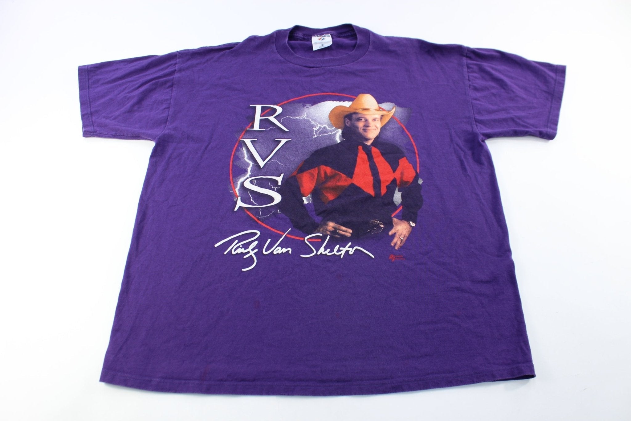 Ricky Van Shelton Tour T-Shirt - T-Shirts - Thrifted Threads