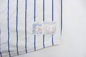 Russell Athletic Chicago Cubs Pinstripe Jersey - ThriftedThreads.com