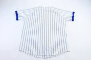 Russell Athletic Chicago Cubs Pinstripe Jersey - ThriftedThreads.com