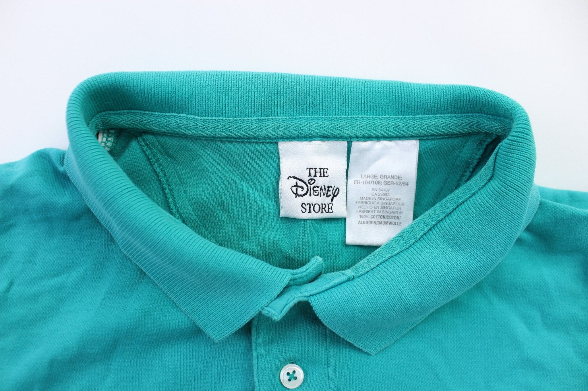 The Disney Store Embroidered Mickey Mouse Button Up - ThriftedThreads.com