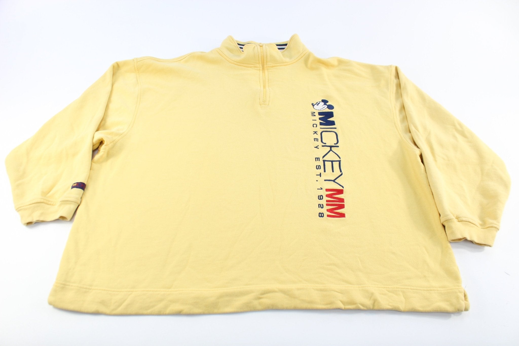 The Disney Store Embroidered Mickey Mouse Sweater - ThriftedThreads.com