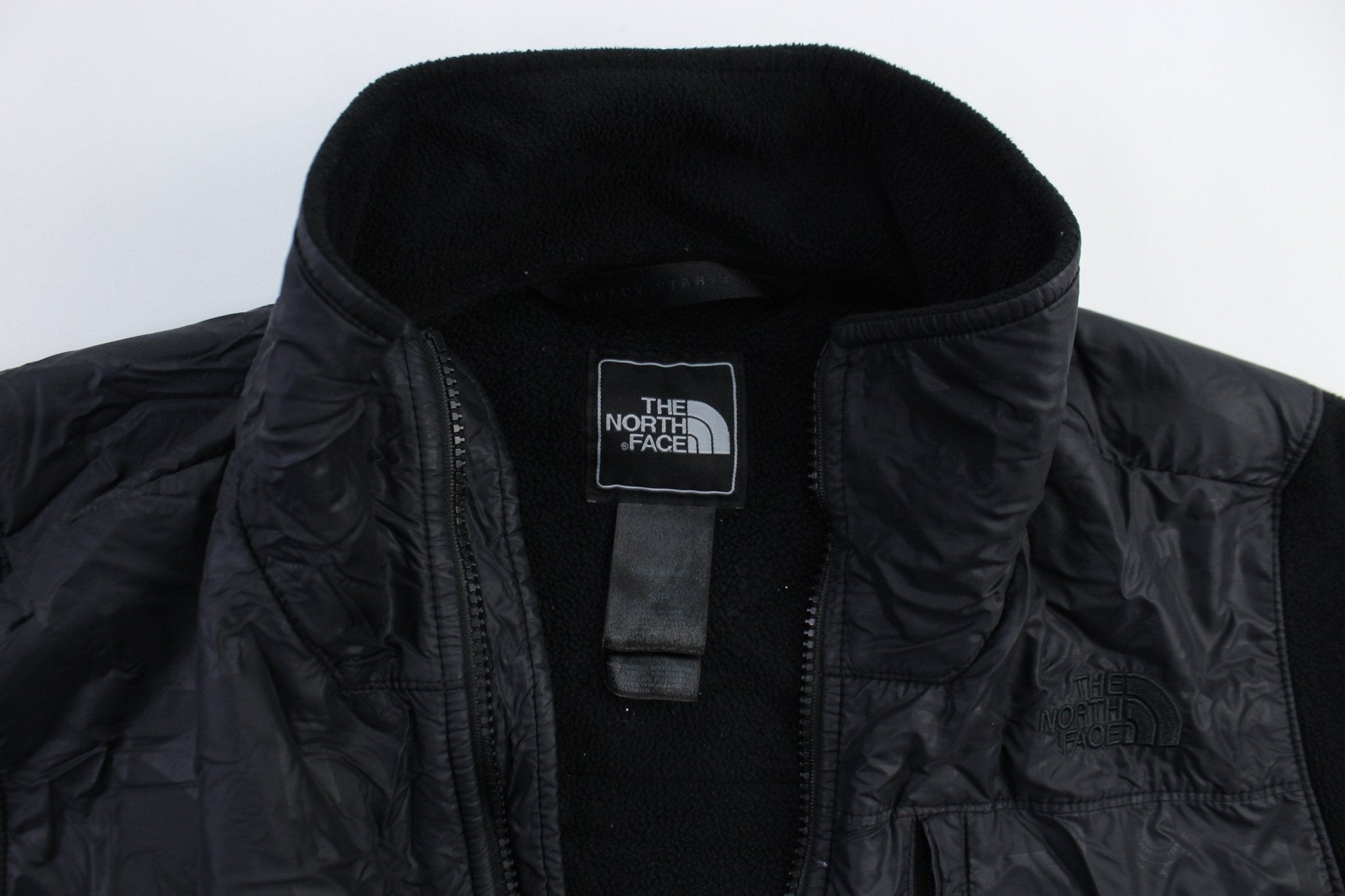 The North Face Embroidered Logo Black Jacket - ThriftedThreads.com