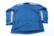 The North Face Embroidered Logo Blue & Grey Goretex Jacket - ThriftedThreads.com