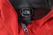 The North Face Embroidered Logo Burnt Orange Zip Up Jacket - ThriftedThreads.com