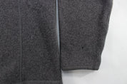 The North Face Embroidered Logo Grey Zip Up Jacket - ThriftedThreads.com