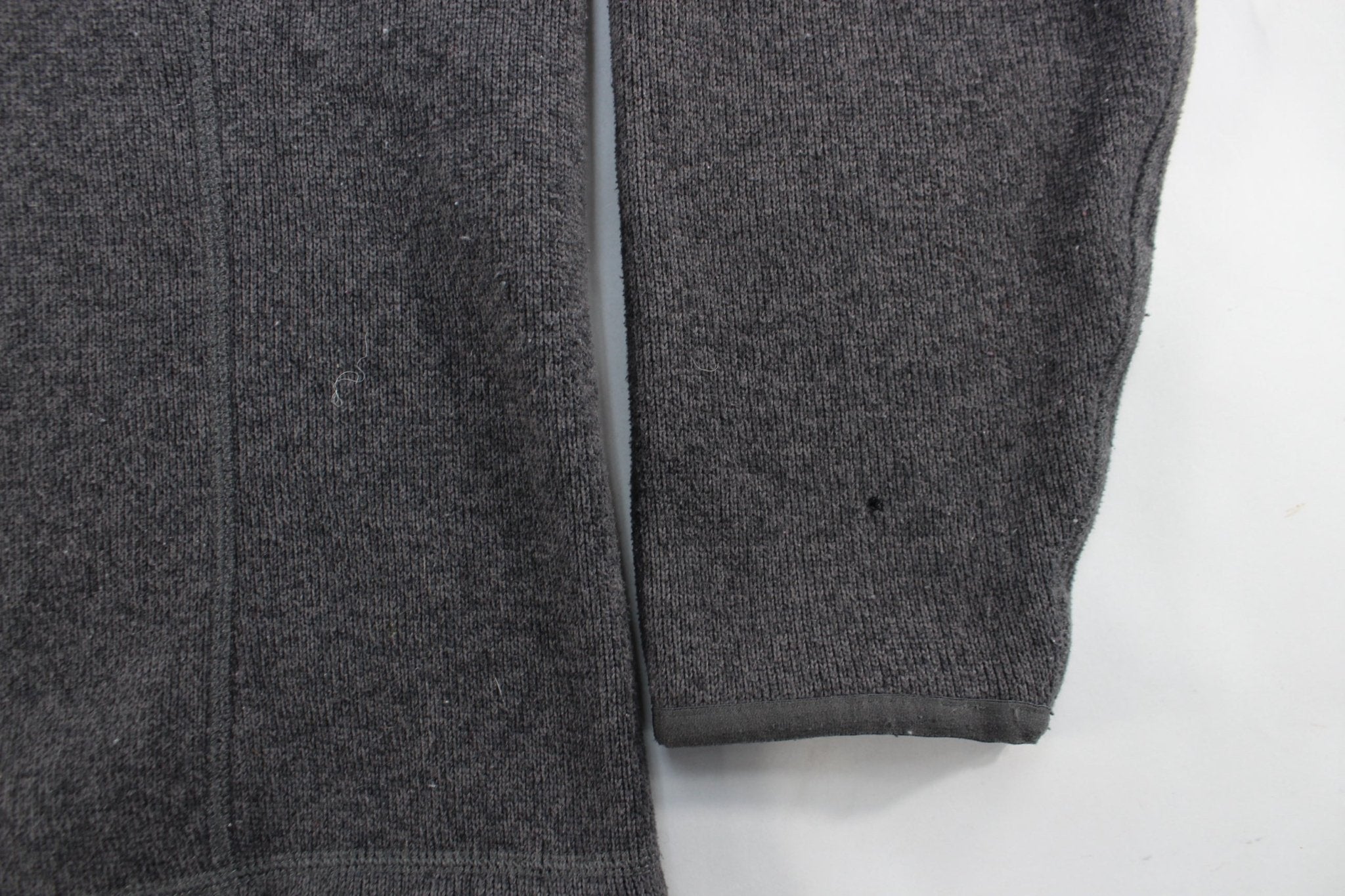 The North Face Embroidered Logo Grey Zip Up Jacket - ThriftedThreads.com