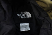 The North Face Embroidered Logo Olive Green & Grey Zip Up Jacket - ThriftedThreads.com