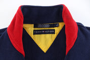 Tommy Hilfiger Embroidered Logo Fleece Zip Up Jacket - ThriftedThreads.com