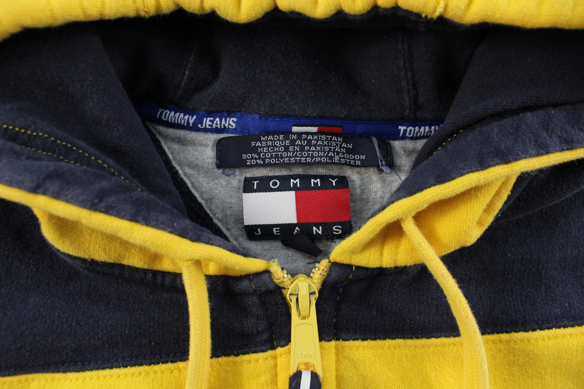 Tommy Jeans Embroidered Zip Up Jacket - ThriftedThreads.com