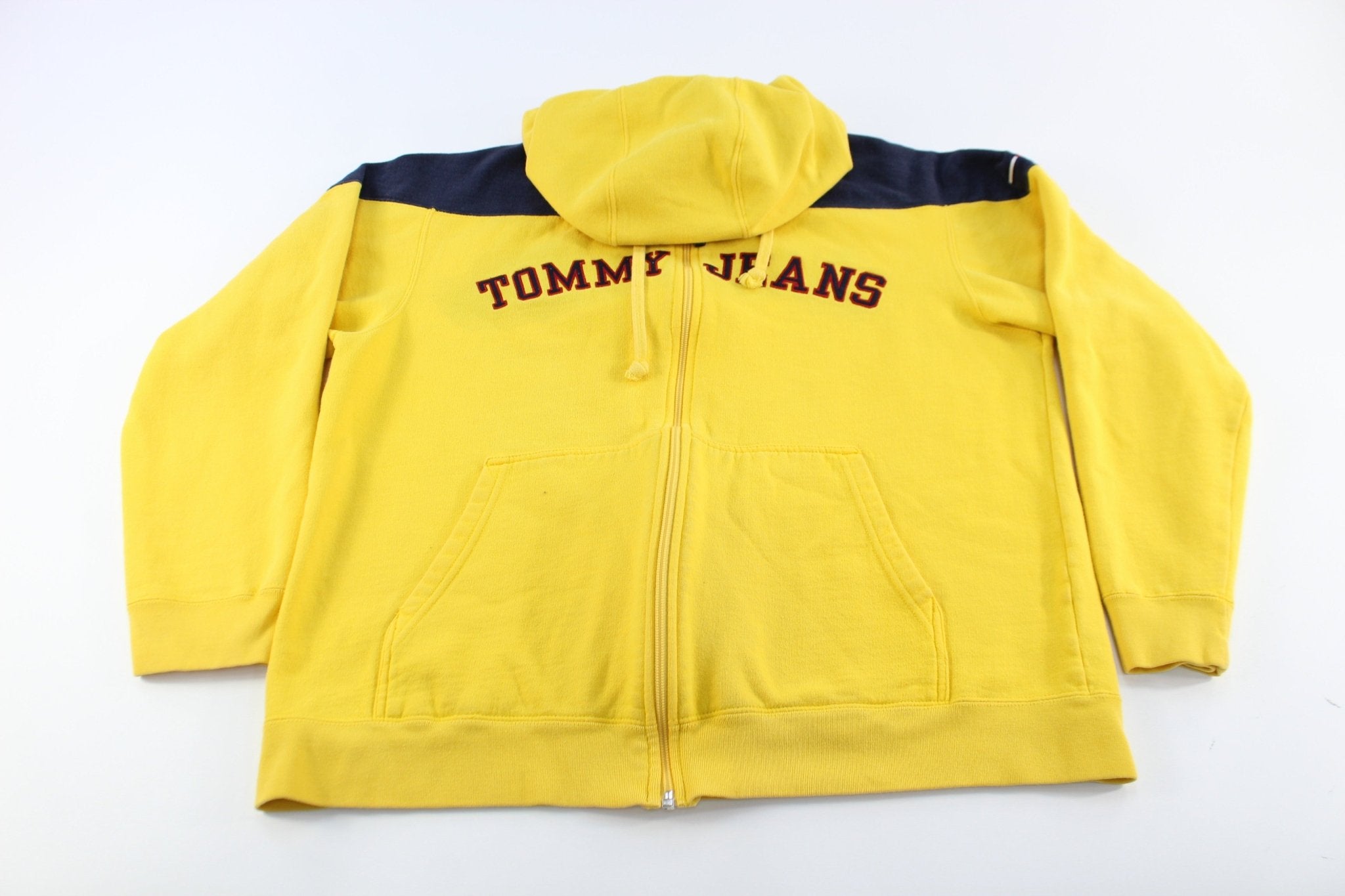 Tommy Jeans Embroidered Zip Up Jacket - ThriftedThreads.com