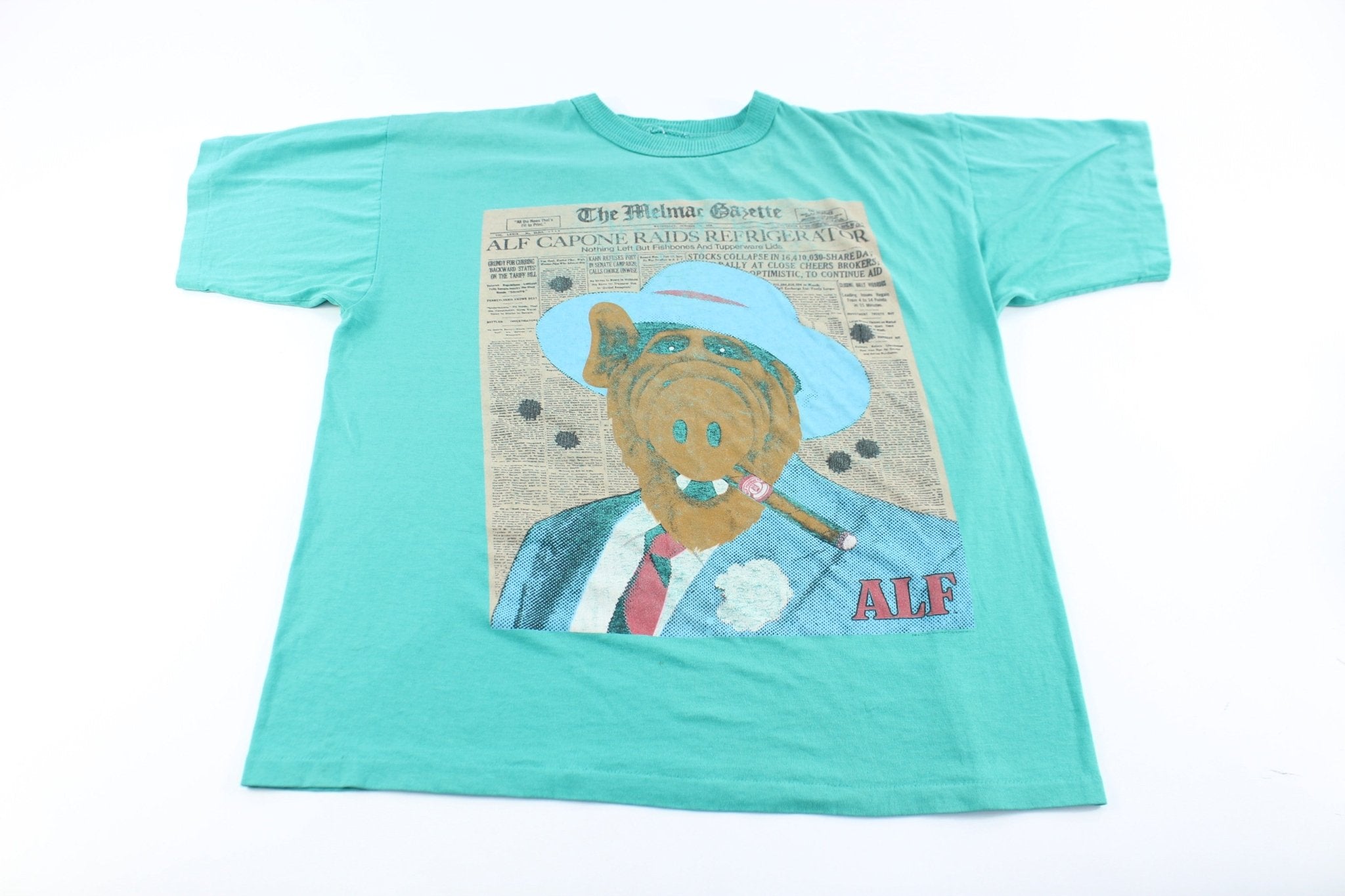 Vintage Alf Capone Raids Refrigerator T-Shirt - ThriftedThreads.com