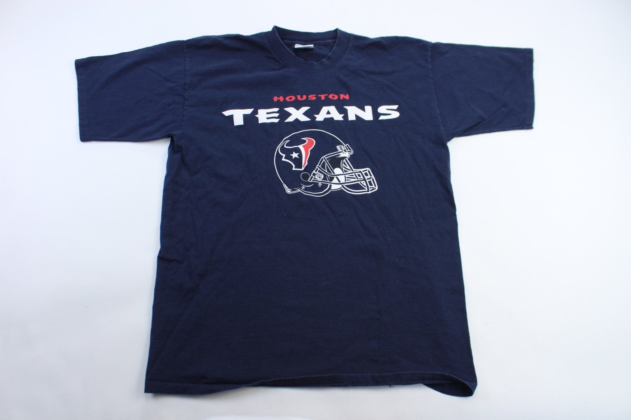Vintage Houston Texans Logo Graphic T Shirt ThriftedThreads