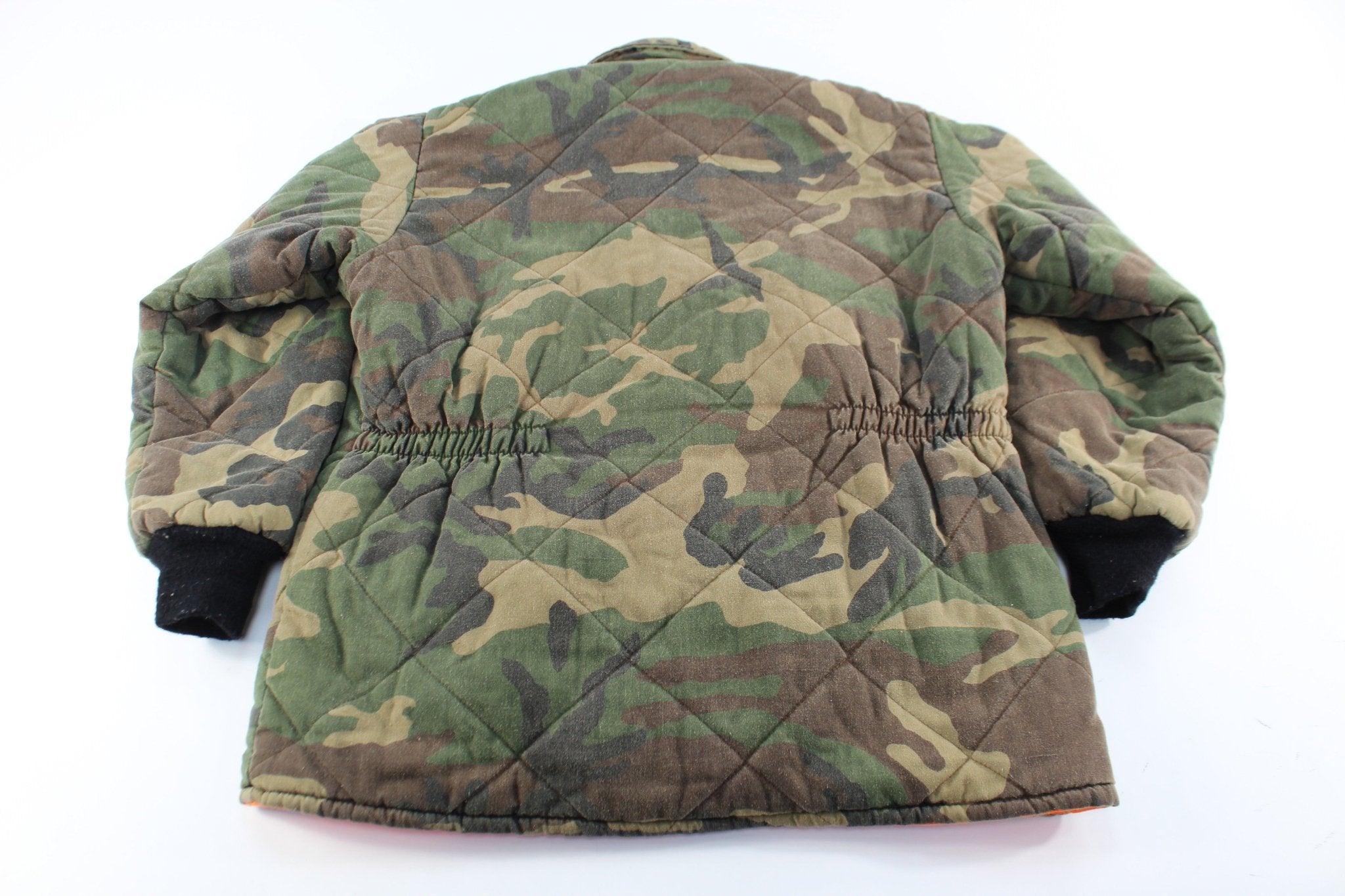 Vintage Johnson Garment Camo Reversible Zip Up Jacket - ThriftedThreads.com