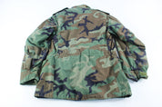 Vintage Military Cold Weather Camo Zip Up Jacket - ThriftedThreads.com