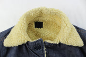 Vintage Sears Roebucks Sherpa Denim Jacket - ThriftedThreads.com