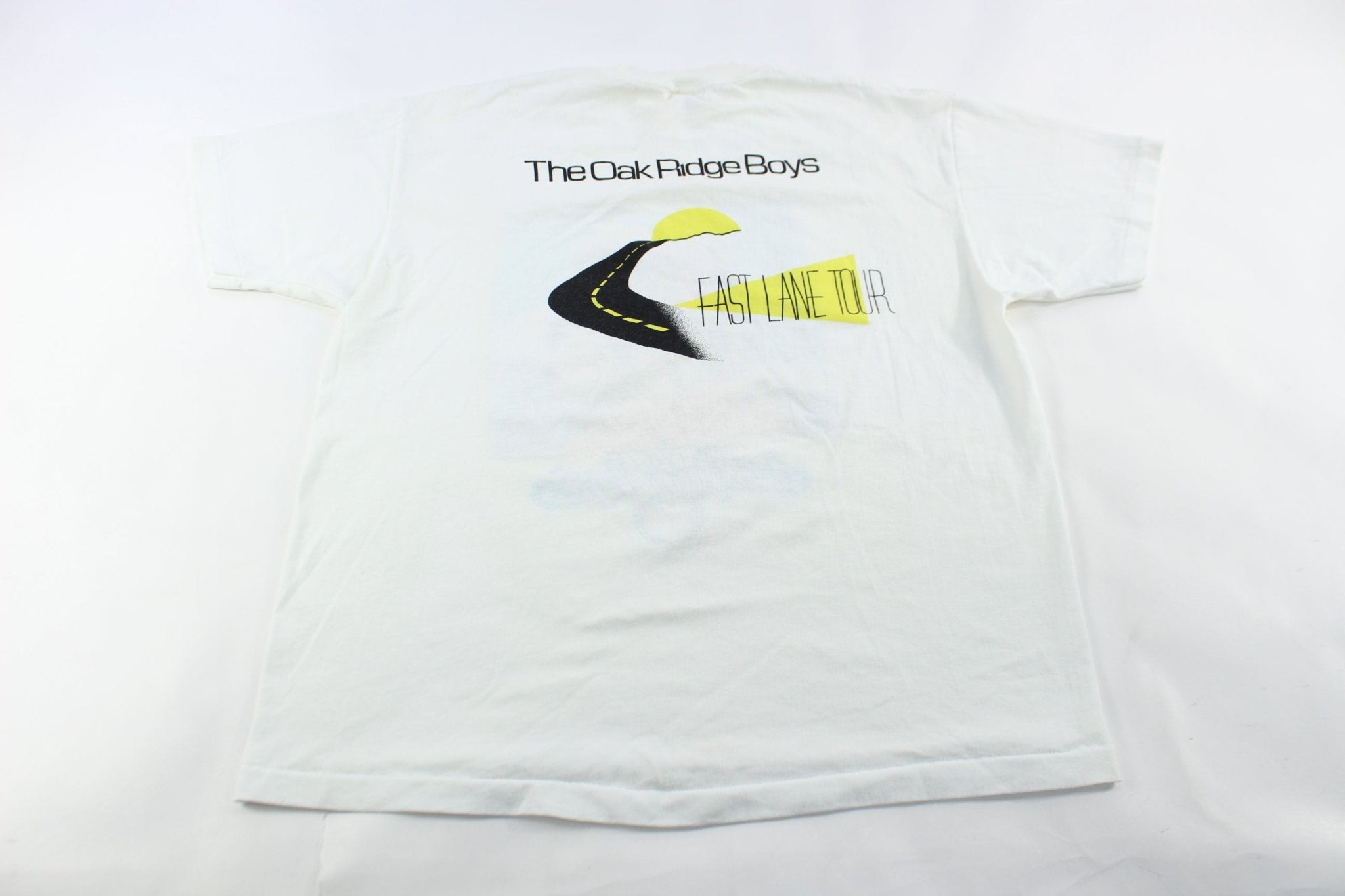 Vintage The Oak Ridge Boys The Fast Lane Tour T-Shirt - ThriftedThreads.com