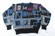 Wear The Right Thing Patterned Sweater - ThriftedThreads.com