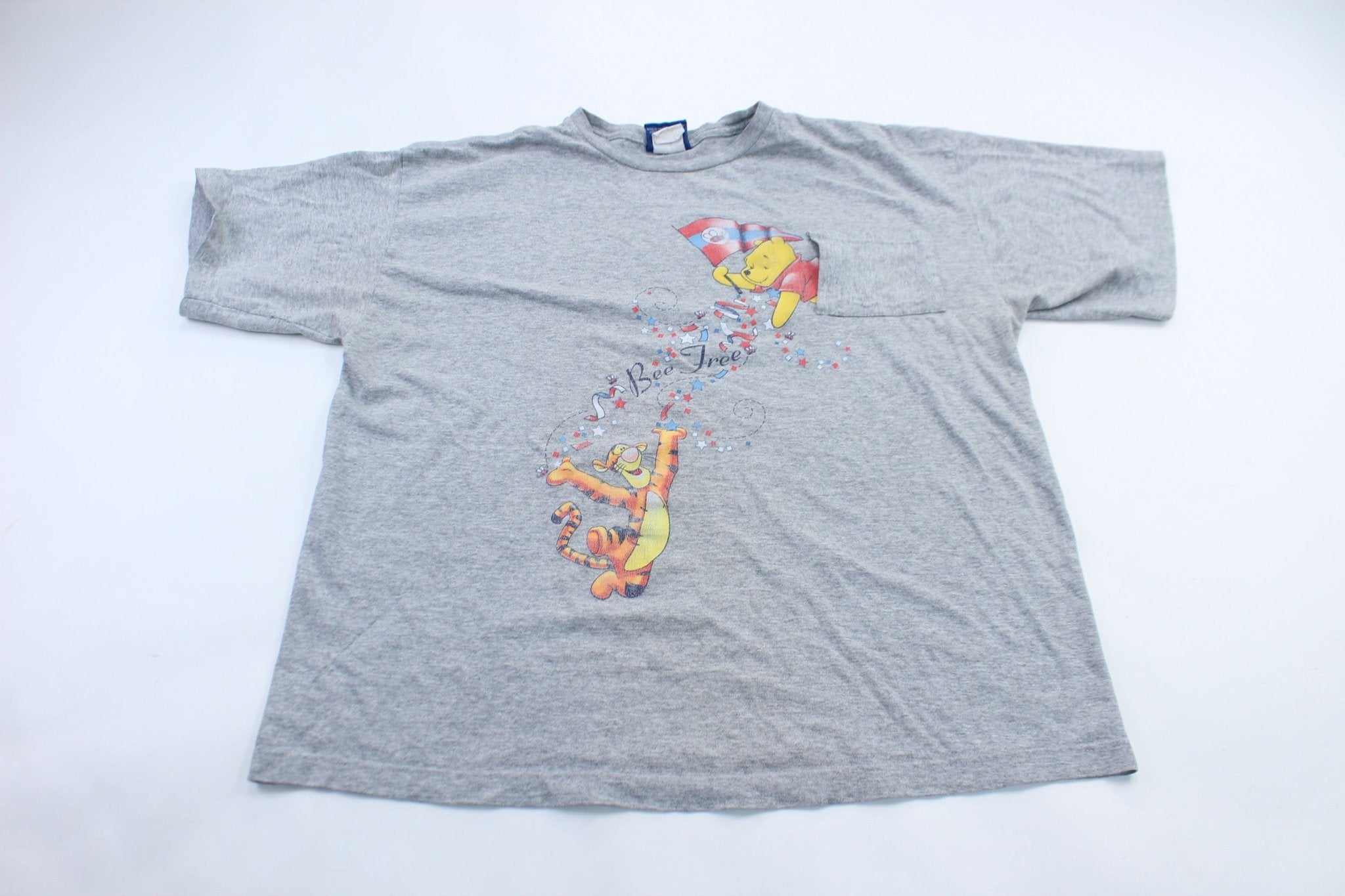 Winnie The Pooh & TIgger Bee Free T-Shirt - ThriftedThreads.com