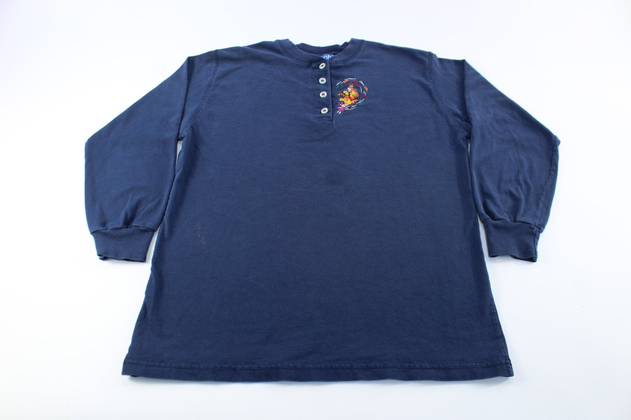 Winnie the Pooh & Tigger Embroidered T-Shirt - ThriftedThreads.com