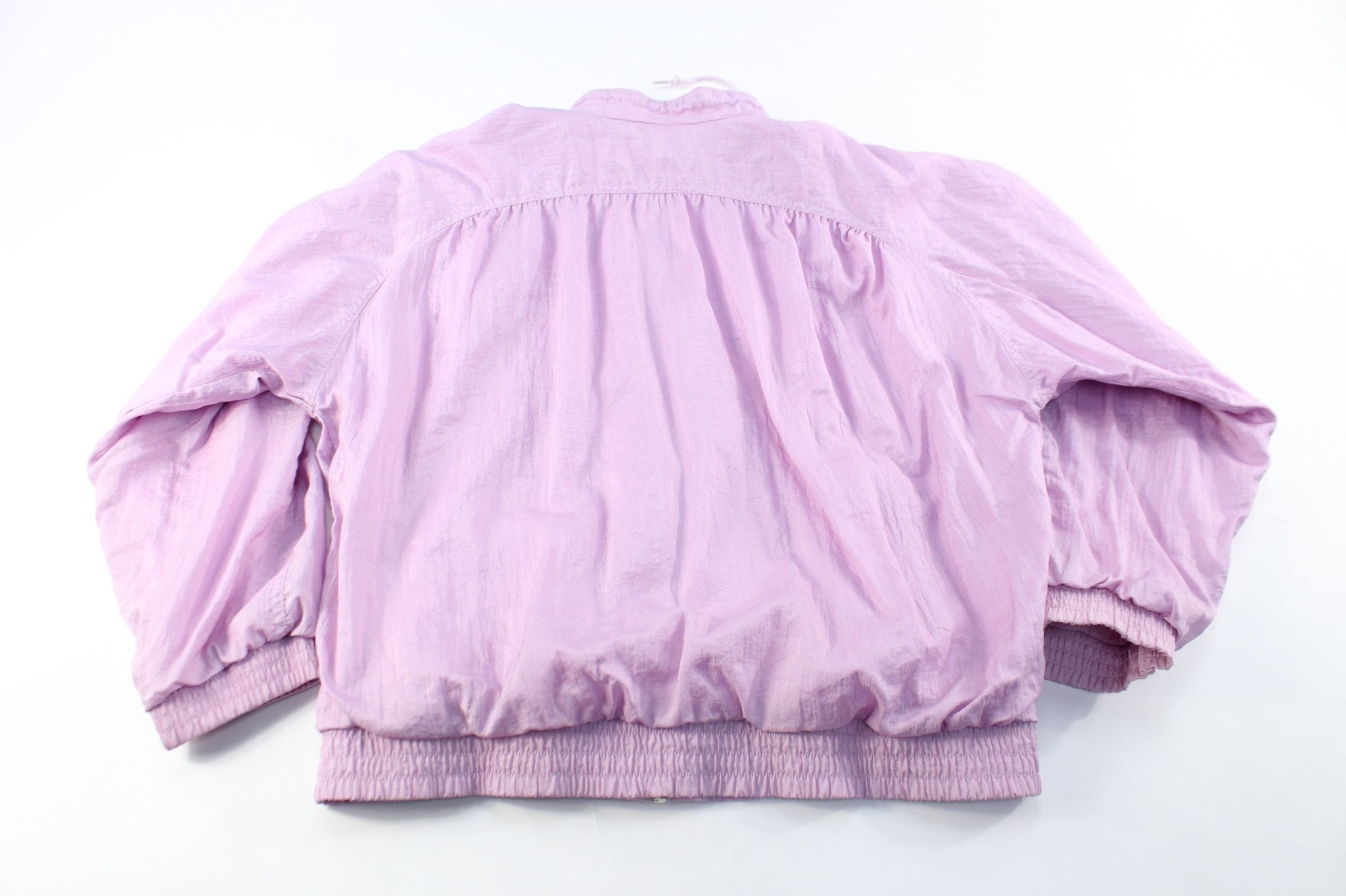Women's 80's Adidas Embroidered Logo Purple Zip Up Jacket - ThriftedThreads.com