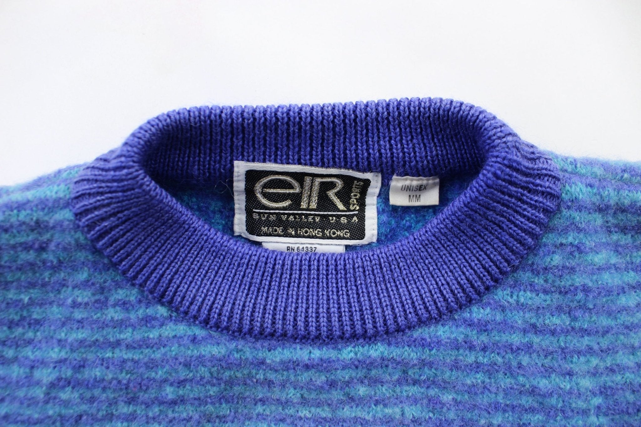 Women's 80's EIR Sports Wool Sweater - ThriftedThreads.com