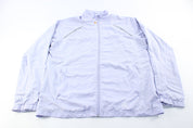 Women's Adidas Embroidered Logo Purple Lightweight Zip Up Jacket - ThriftedThreads.com