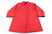 Women's Burberrys Red Trench Coat - ThriftedThreads.com
