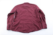 Women's Carhartt Pearl Snap Burgundy Button Down - ThriftedThreads.com