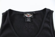 Women's Harley Davidson Motorcycles Bedazzled Tank Top - ThriftedThreads.com