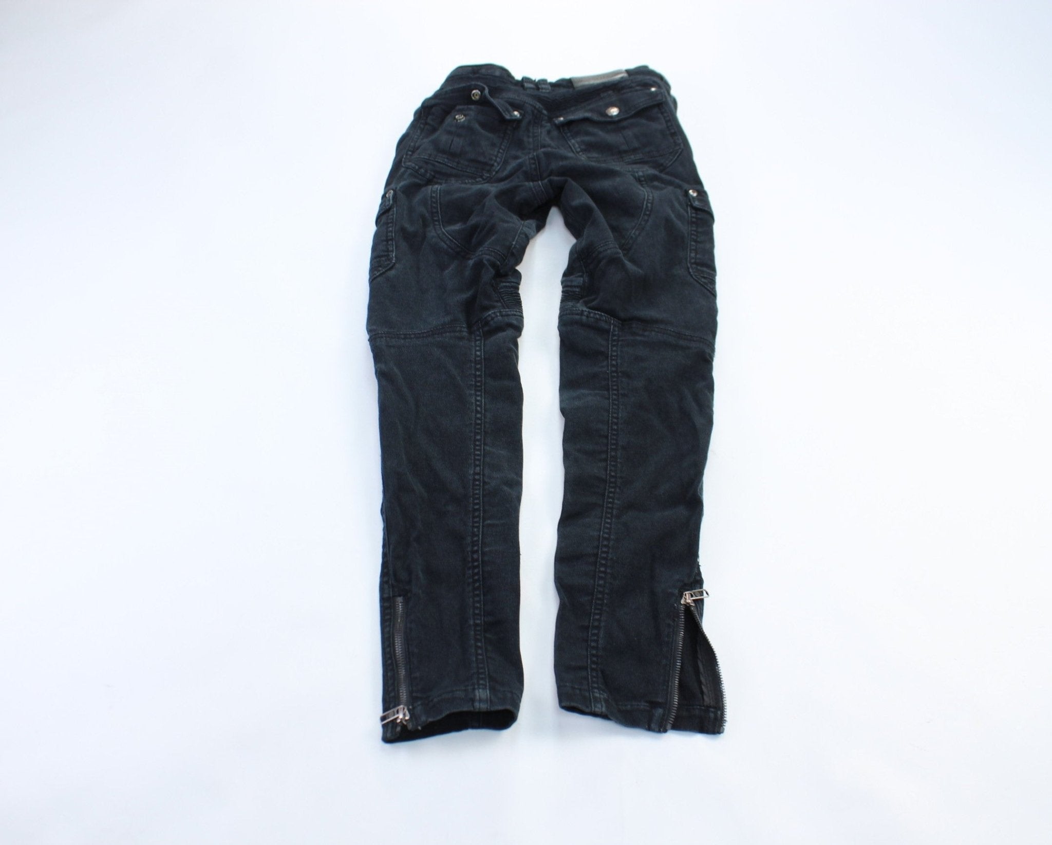 Women's Harley Davidson Motorcycles Black Denim Riding Jeans - ThriftedThreads.com