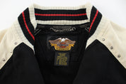 Women's Harley Davidson Motorcycles Embroidered Zip Up Jacket - ThriftedThreads.com