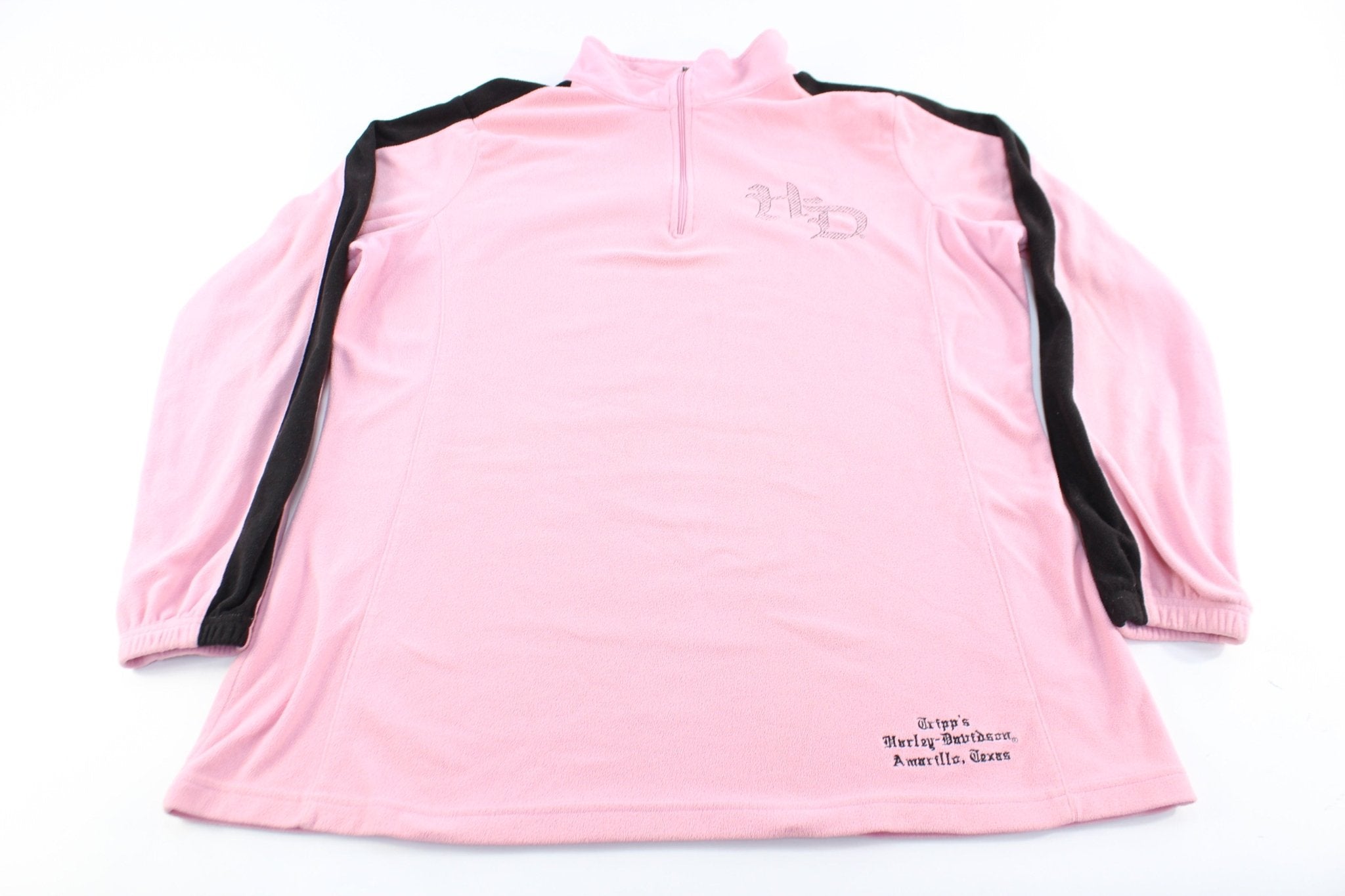 Women's Harley Davidson Motorcycles Pink & Black Jacket - ThriftedThreads.com