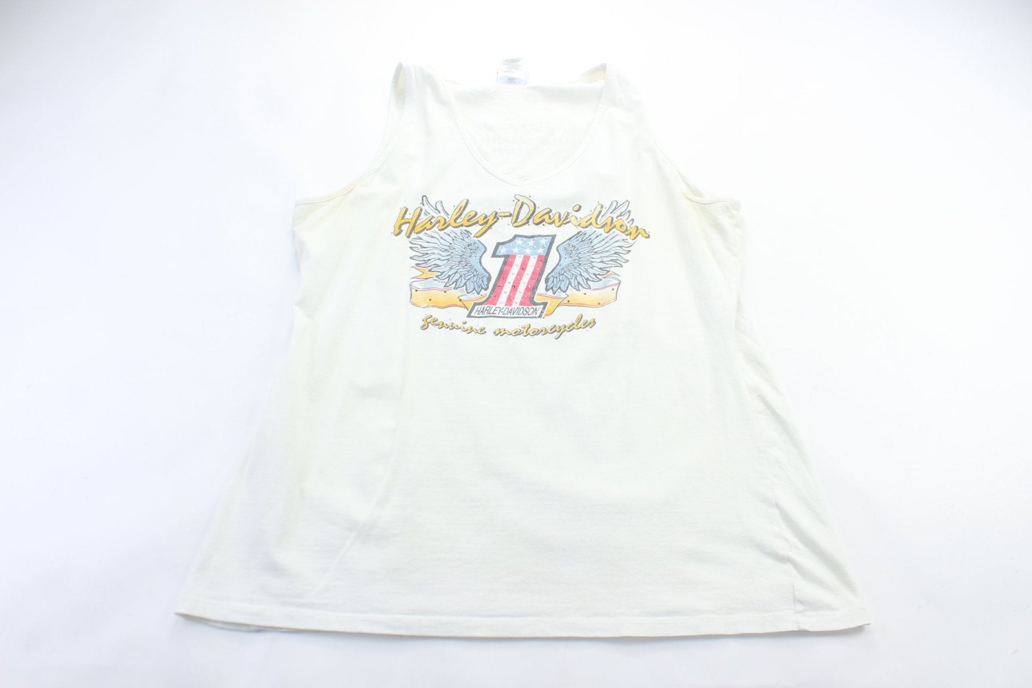 Women's Harley Davidson Motorcycles Sunbury, Ohio Tank Top - ThriftedThreads.com
