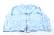 Women's Juicy Couture Baby Blue Zip Up Jacket - ThriftedThreads.com