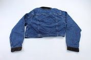 Women's Lee Denim Floral Jacket - ThriftedThreads.com