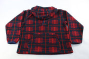 Women's L.L. Bean Plaid Pullover Fleece Jacket - ThriftedThreads.com