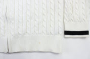 Women's Ralph Lauren Embroidered Logo Zip Up Sweater - ThriftedThreads.com