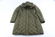 Women's Ralph Lauren Olive Green Quilted Jacket - ThriftedThreads.com