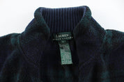 Women's Ralph Lauren Plaid Fleece Jacket - ThriftedThreads.com