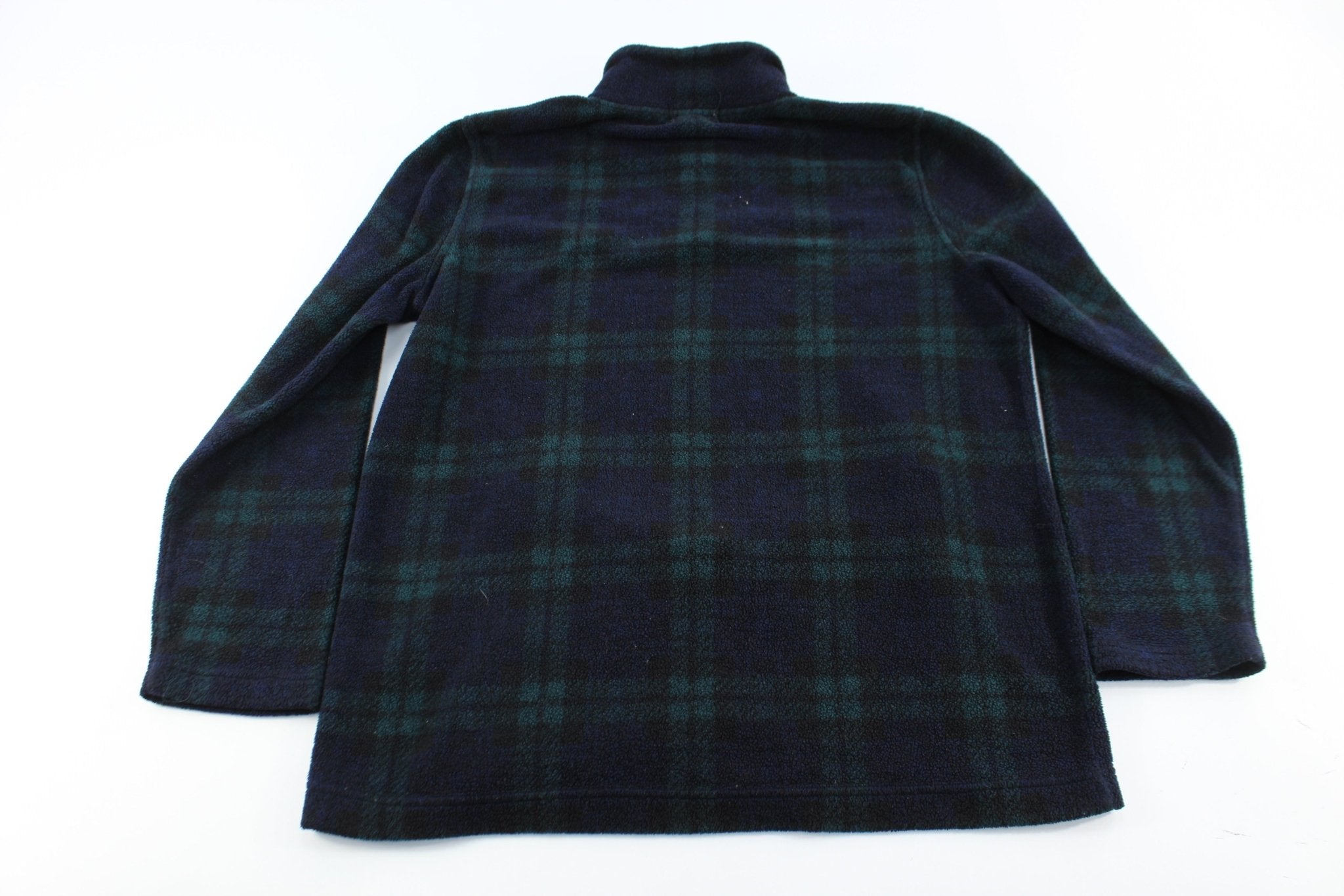 Women's Ralph Lauren Plaid Fleece Jacket - ThriftedThreads.com