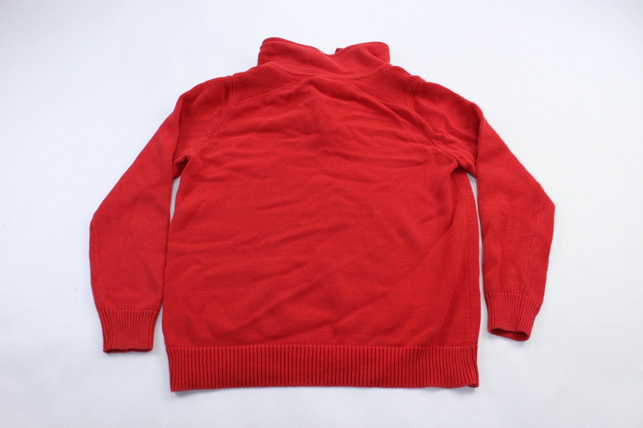 Women's Ralph Lauren Red Pullover Sweater - ThriftedThreads.com