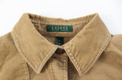 Women's Ralph Lauren Tan Coat - ThriftedThreads.com