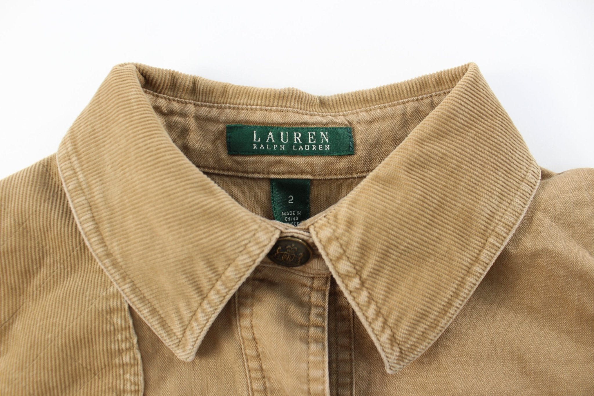 Women's Ralph Lauren Tan Coat - ThriftedThreads.com