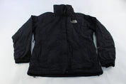 Women's The North Face Embroidered Logo Black Jacket - ThriftedThreads.com
