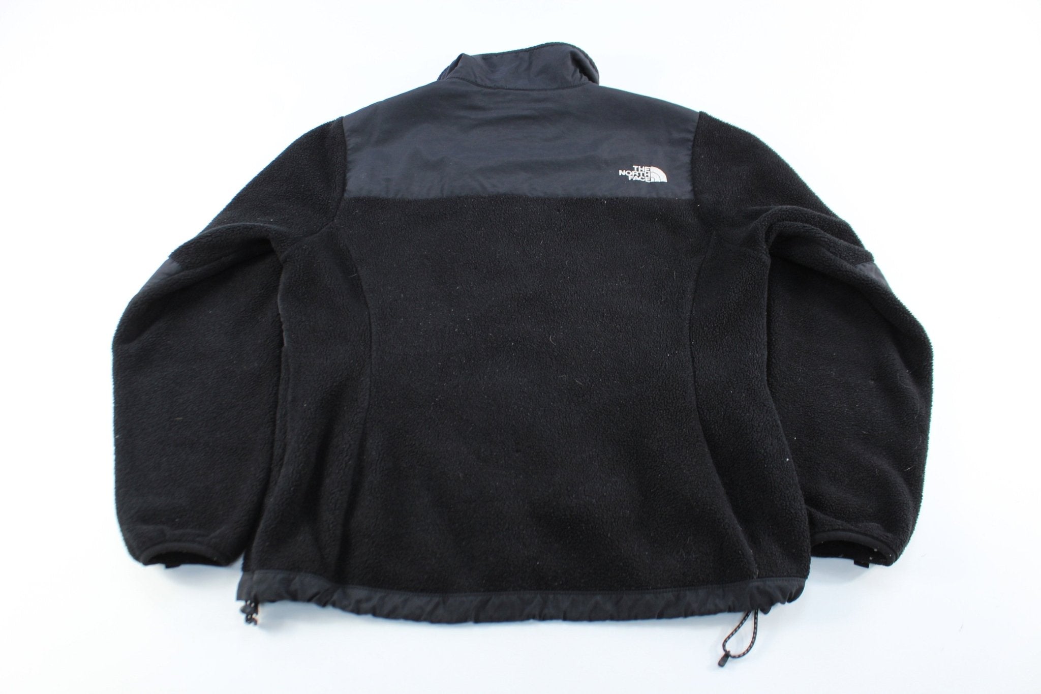 Women's The North Face Embroidered Logo Black Zip Up Jacket - ThriftedThreads.com