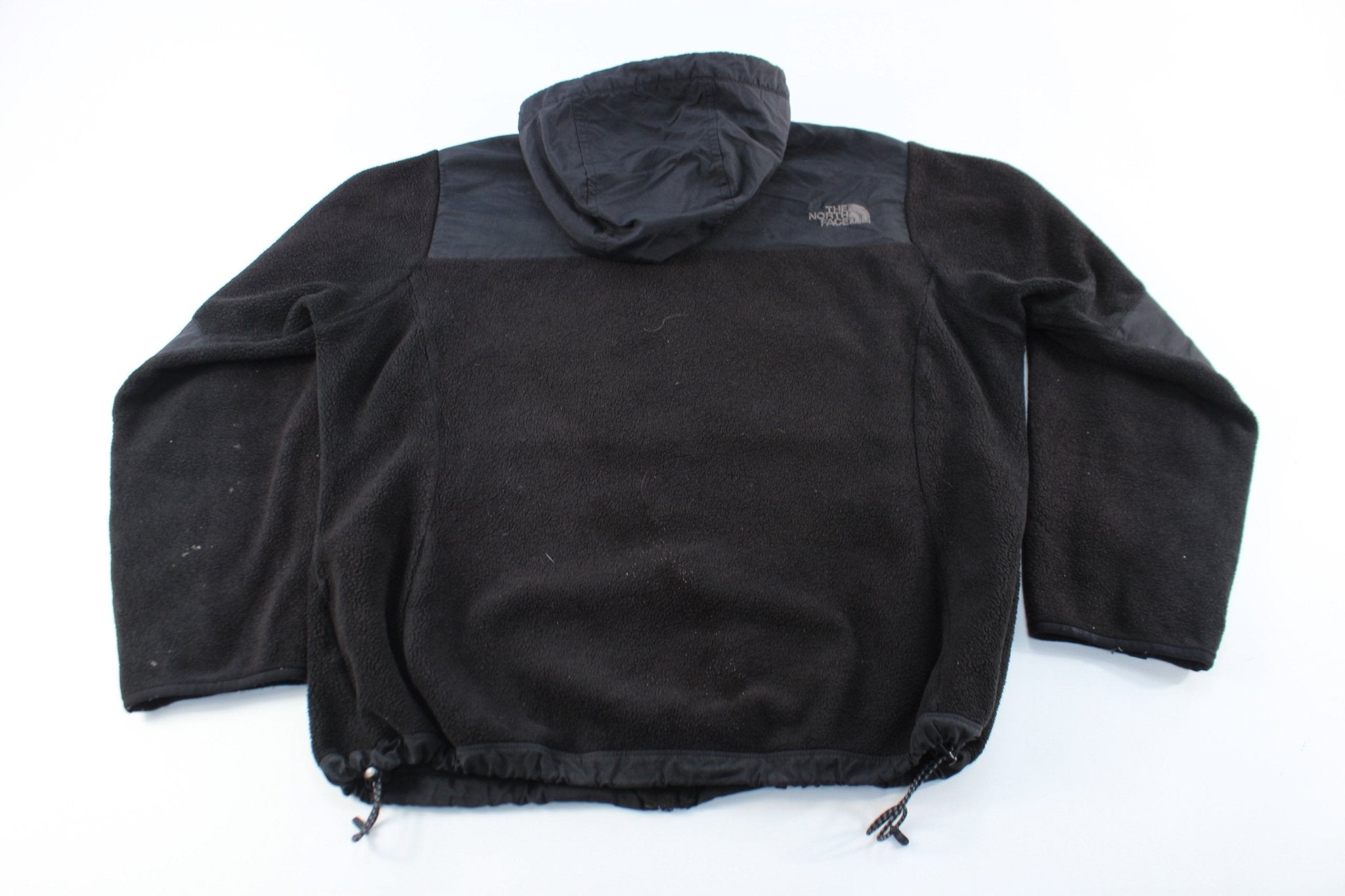 Women's The North Face Embroidered Logo Black Zip Up Jacket - ThriftedThreads.com