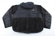 Women's The North Face Embroidered Logo Black Zip Up Jacket - ThriftedThreads.com