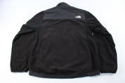 Women's The North Face Embroidered Logo Black Zip Up Jacket - ThriftedThreads.com