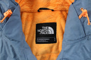 Women's The North Face Embroidered Logo Light Blue Zip Up Jacket - ThriftedThreads.com