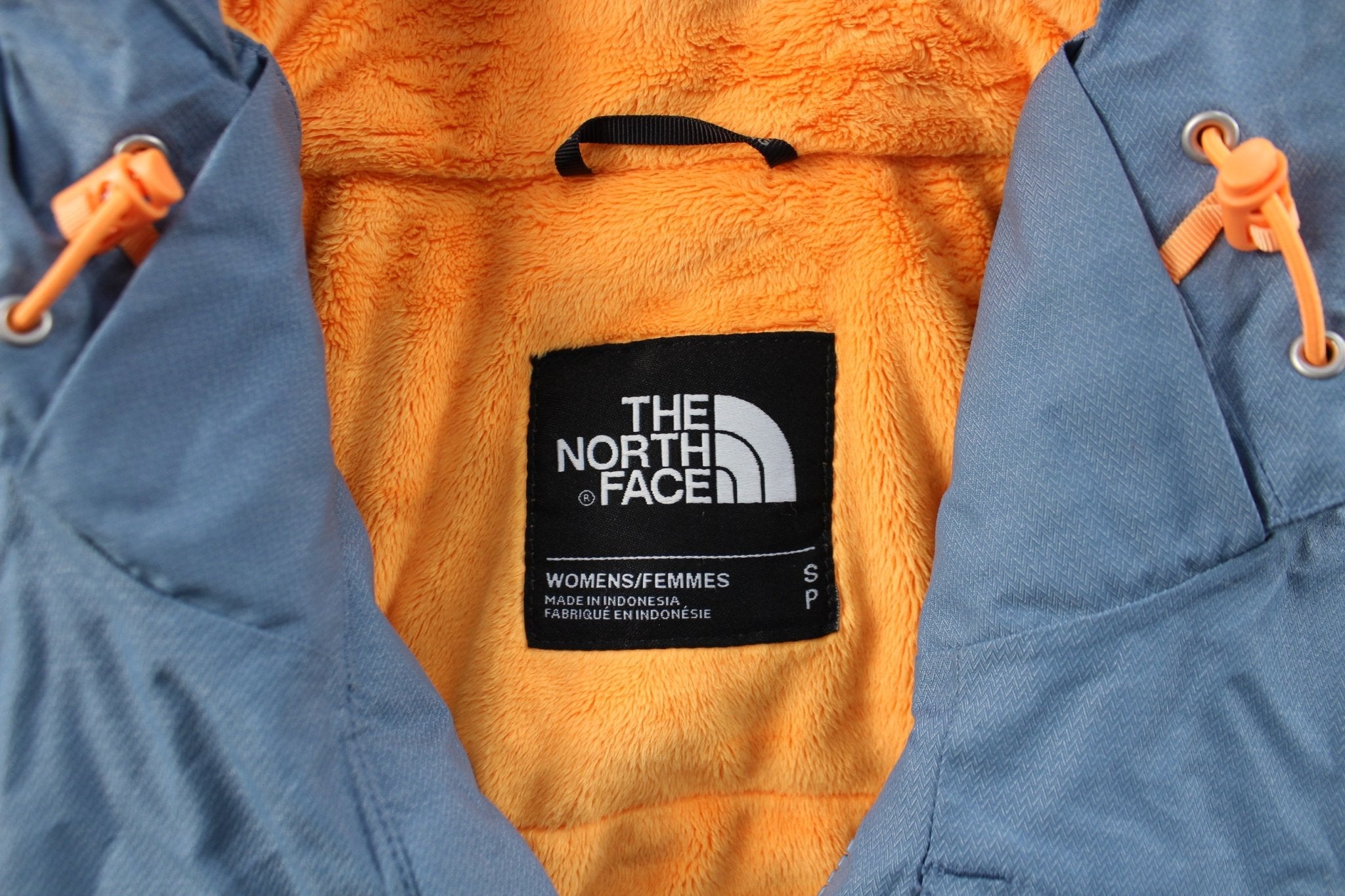 Women's The North Face Embroidered Logo Light Blue Zip Up Jacket - ThriftedThreads.com